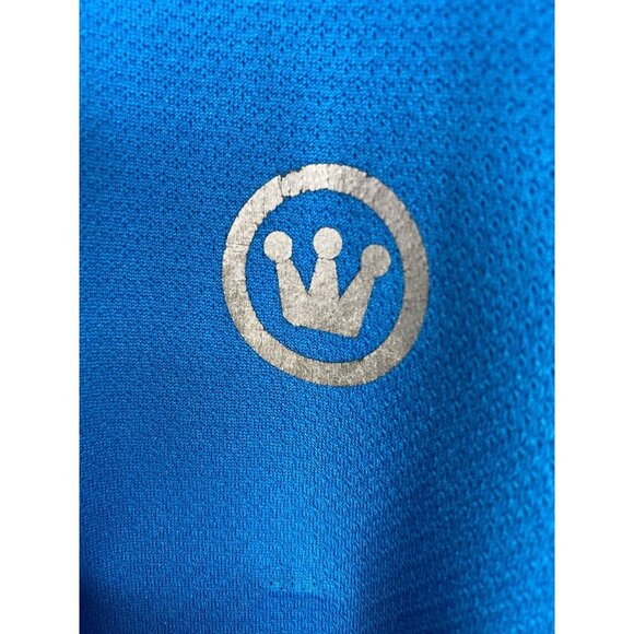 CANARI MEN'S JORAH BRIGHT BLUE AND BLACK CYCLING JERSEY TOP SZ L - Picture 5 of 5